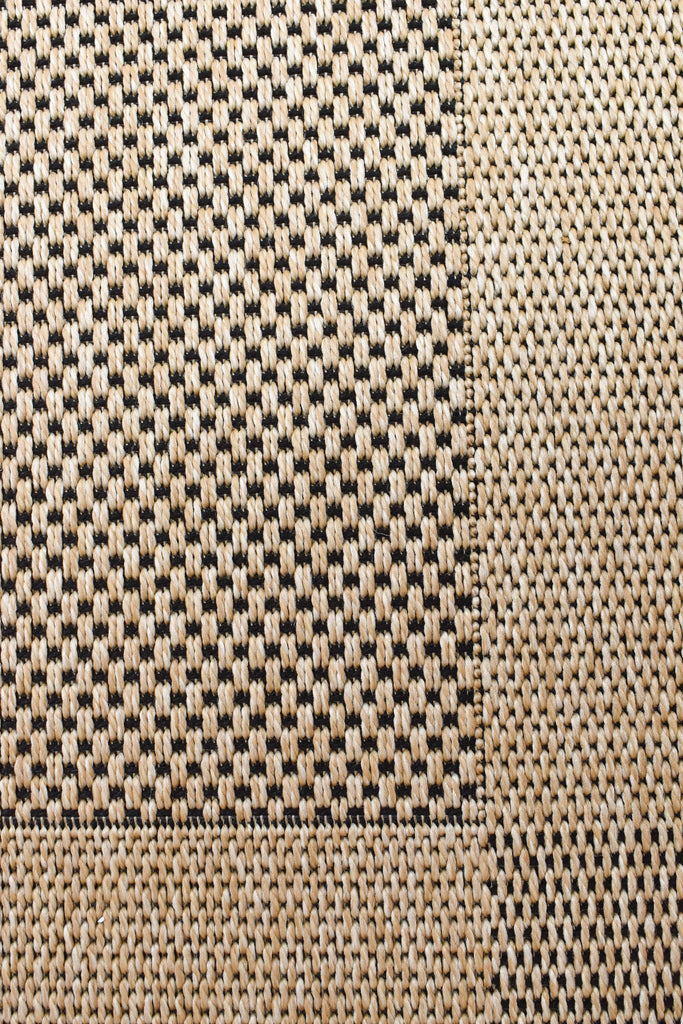 Outdoor Sisal Black Sand Rug