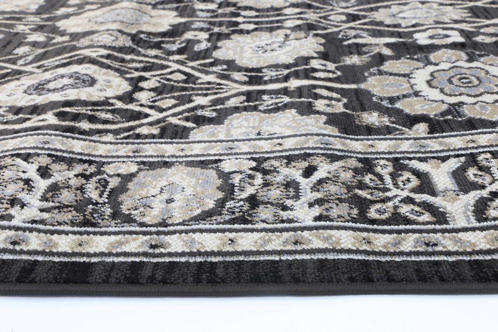 Arya Ziegler Stone Grey Rug