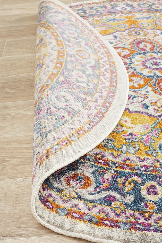 Babylon 207 Multi  Round Rug