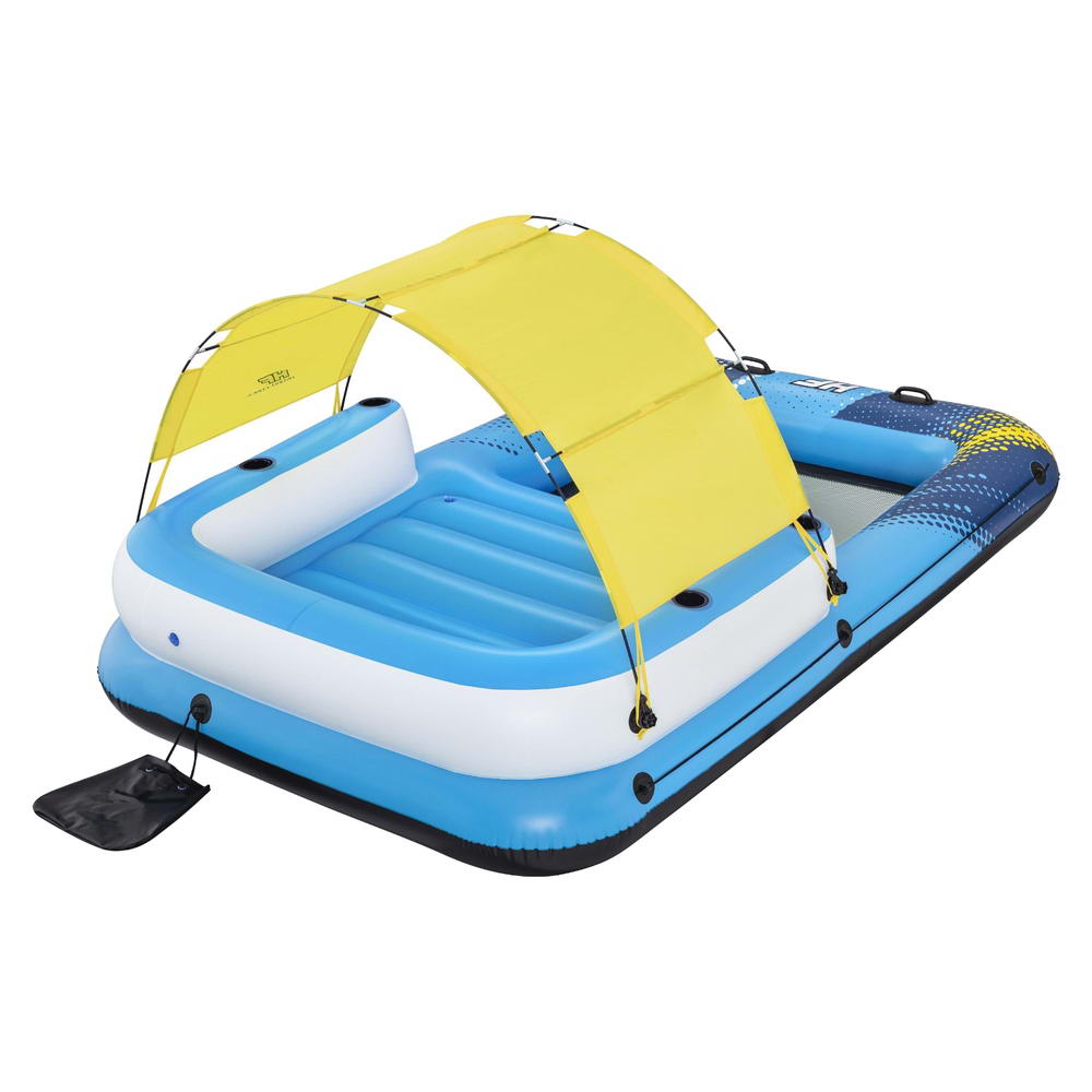 Bestway Inflatable Floating Island  Sunshade Pool Bed 3.05mx1.86m