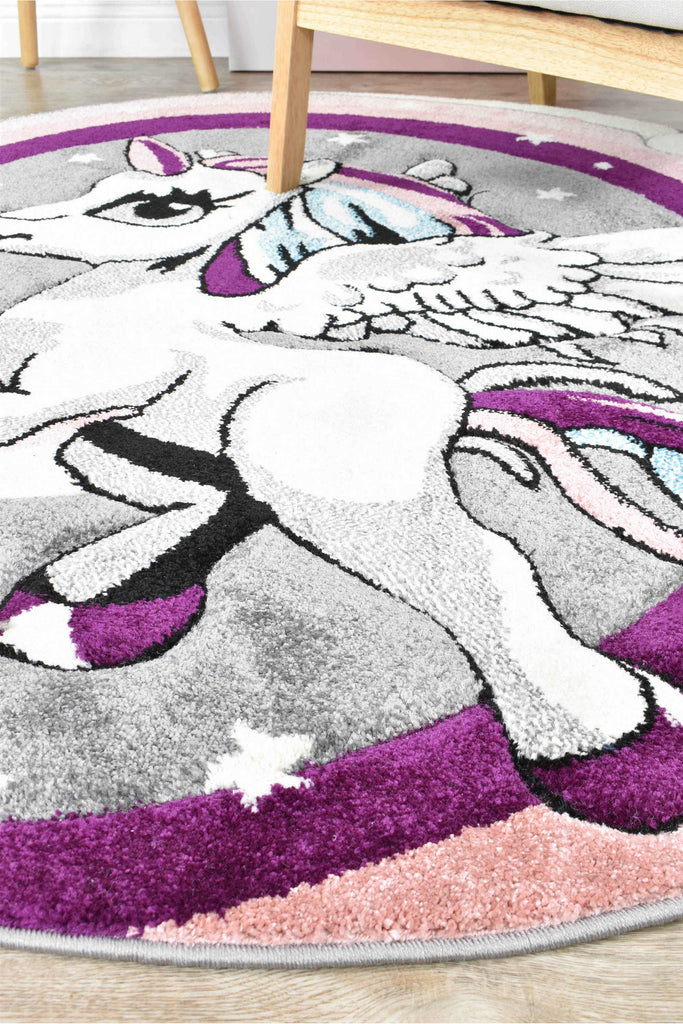 Dream Kids Unicorn ROUND Rug