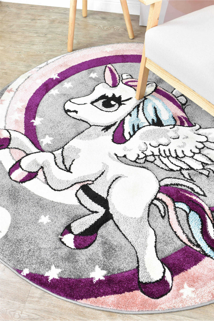 Dream Kids Unicorn ROUND Rug