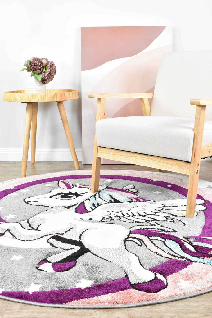 Dream Kids Unicorn ROUND Rug