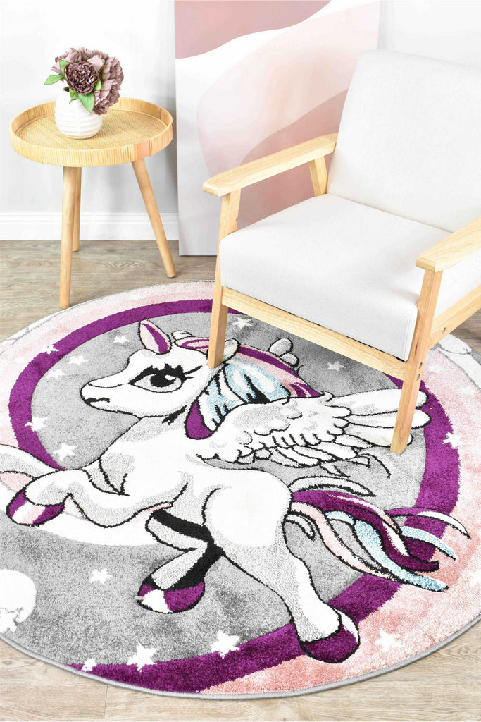 Dream Kids Unicorn ROUND Rug