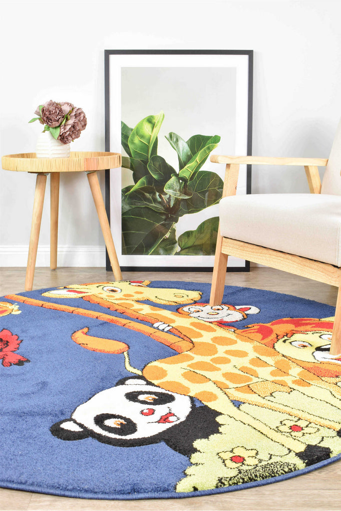 Dream Kids Animal ROUND Rug