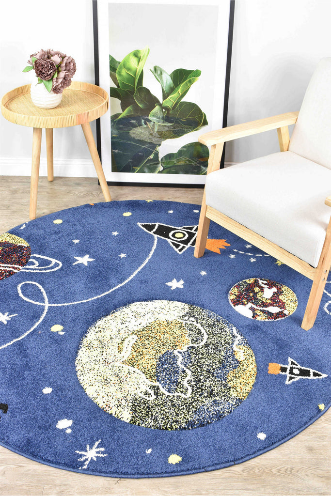 Dream Kids Space ROUND Rug