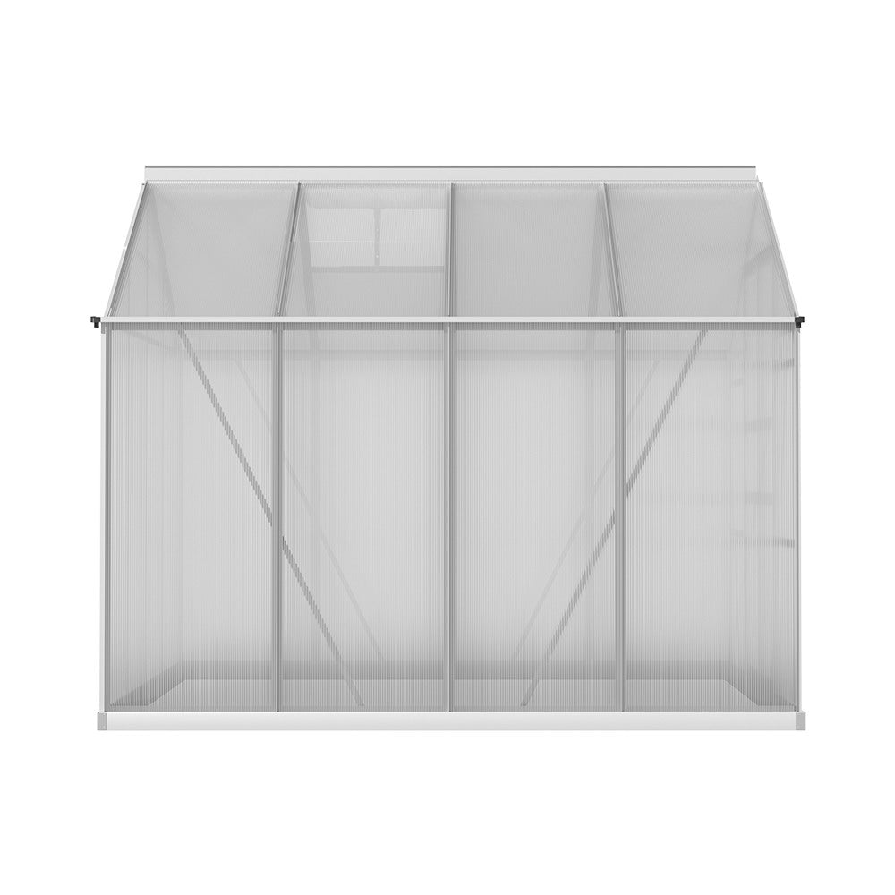 Greenfingers Aluminium Greenhouse Green House Garden Shed 2.4x2.5m