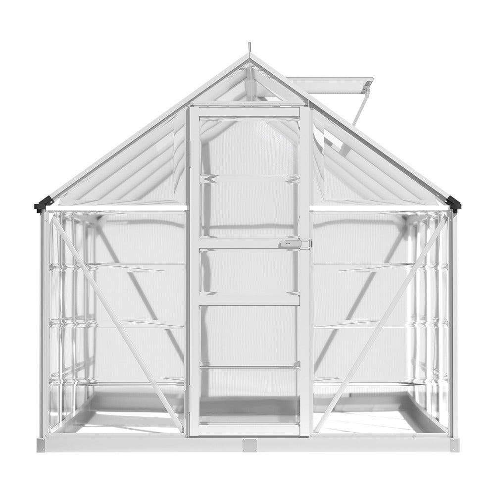 Greenfingers Greenhouse 2.48x1.89xm Aluminium Green House Garden Shed