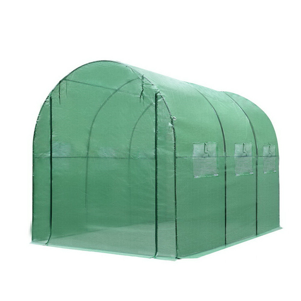 Greenfingers Greenhouse Garden Shed Green House 3X2X2m Greenhouses Storage Lawn