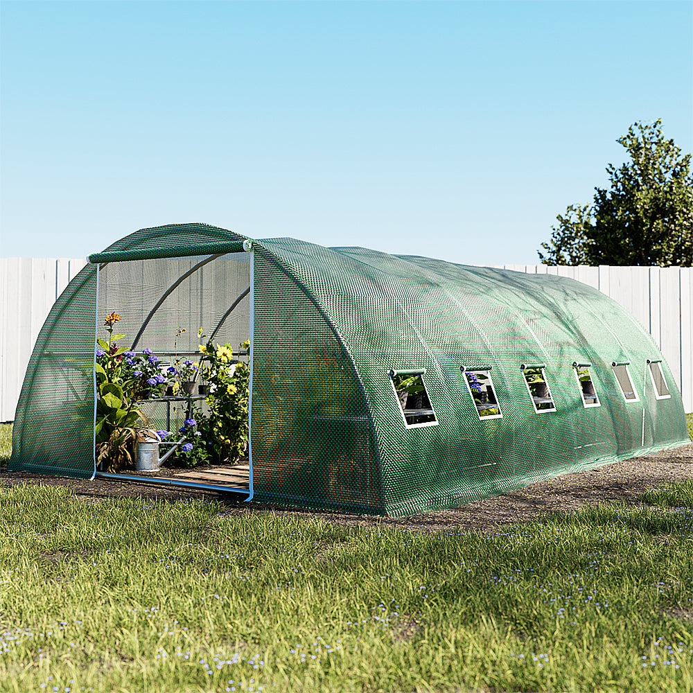 Greenfingers Greenhouse 6x4x2m Walk in Green House Tunnel Plant Garden Shed Dome