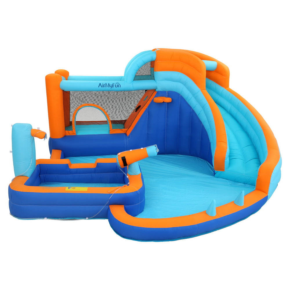 AirMyFun Kids Inflatable Pool Water Slide Park 382x381cm