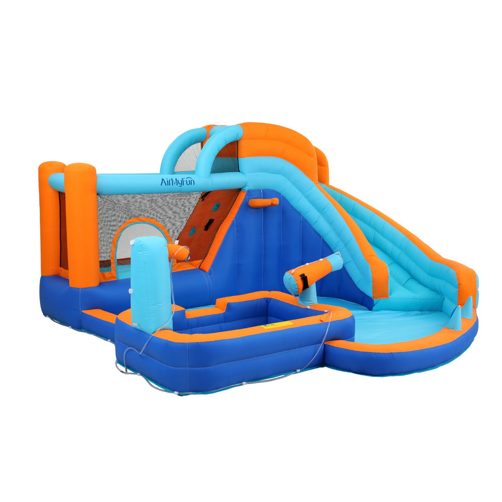 AirMyFun Kids Inflatable Pool Water Slide Park 382x381cm