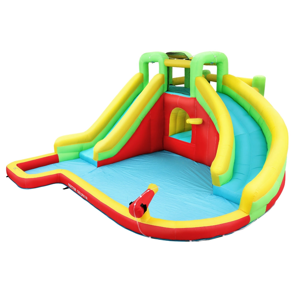 Dolphin Kids Inflatable Pool Water Slide Park 575x445cm