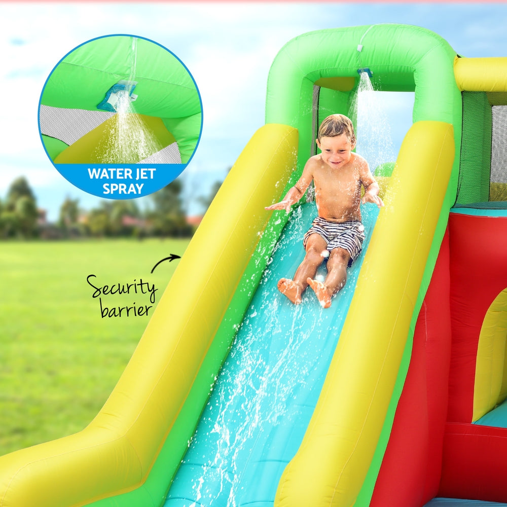 Dolphin Kids Inflatable Pool Water Slide Park 575x445cm