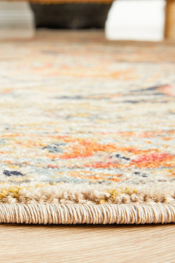 Legacy Rust Round Rug