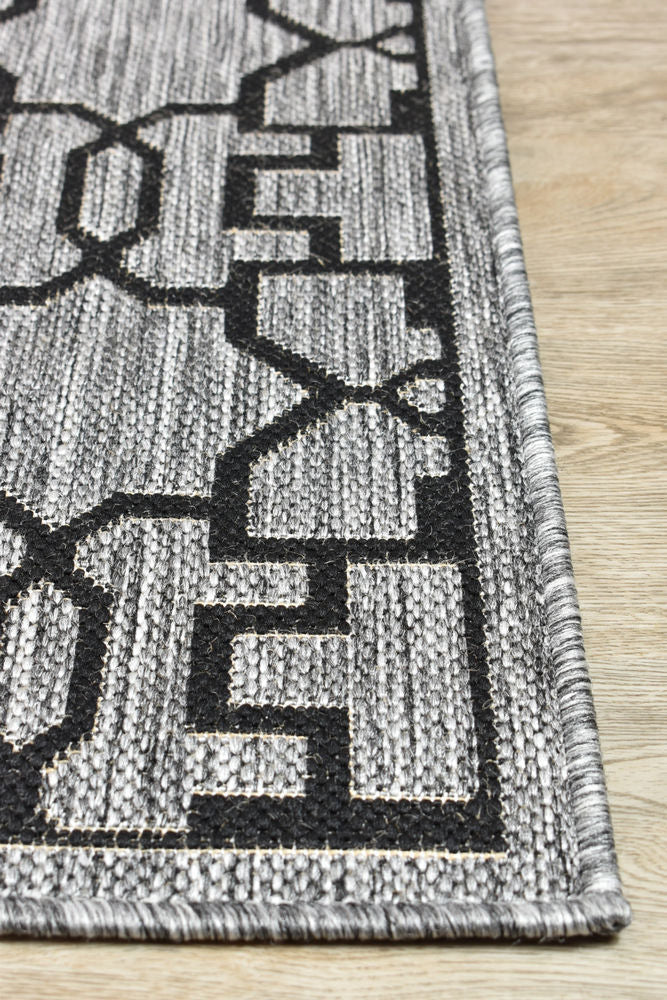 Alaska Grey Black Rug