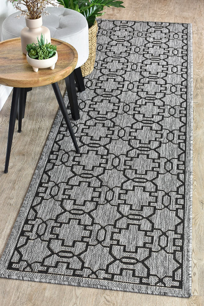 Alaska Grey Black Rug