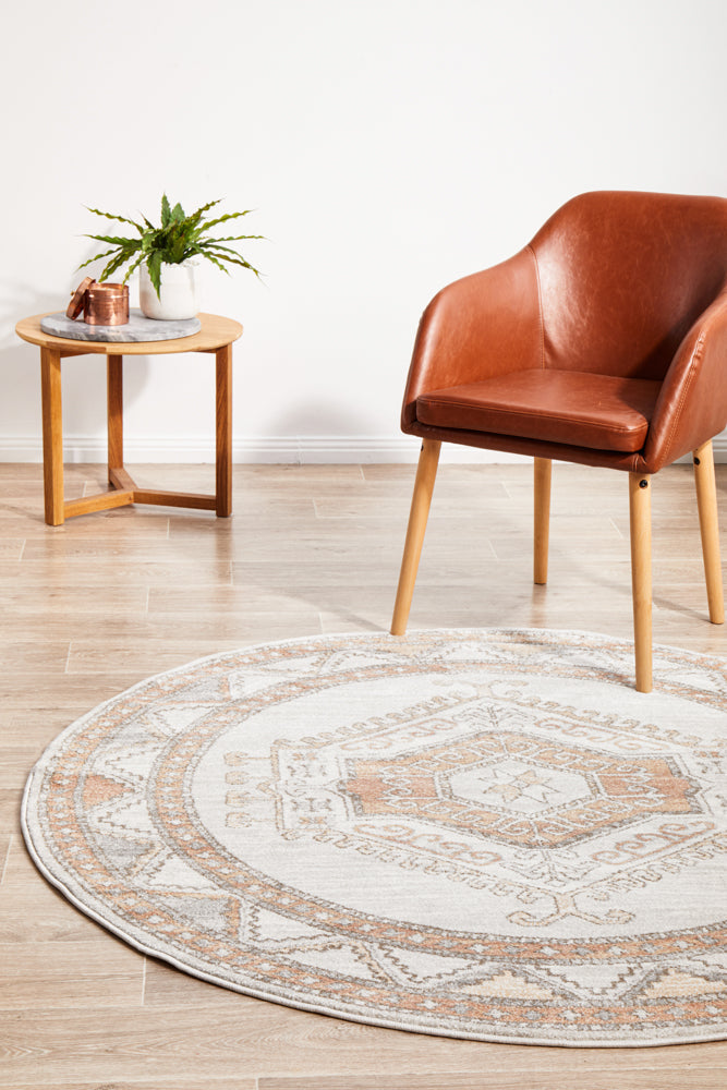 Mayfair Caitlen Natural Round Rug