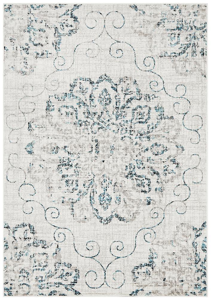 Giselle Transitional Rug Blue Grey