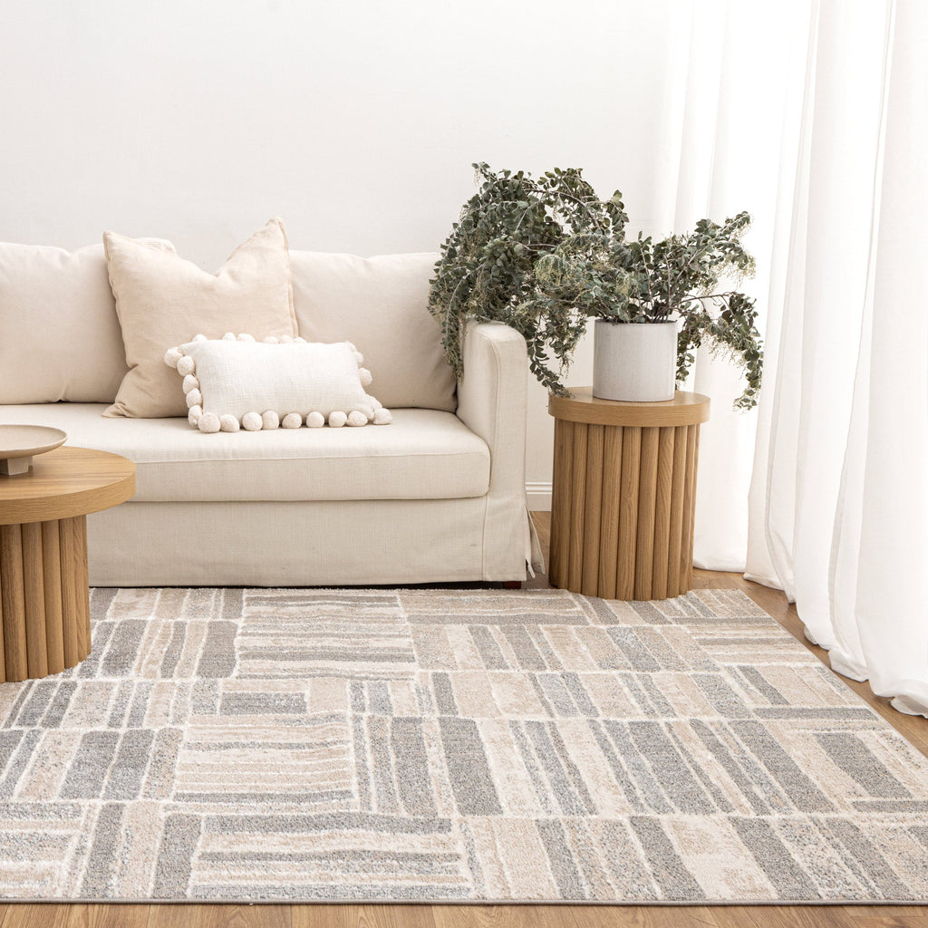 Santana Tetris Neutral Rug