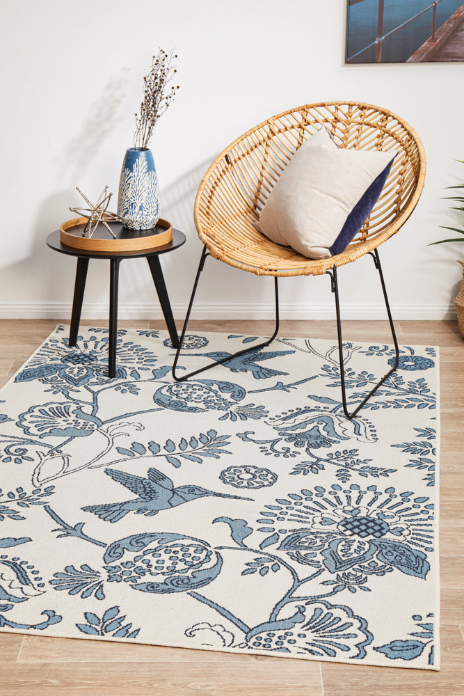 Seaside 7777 White Rug