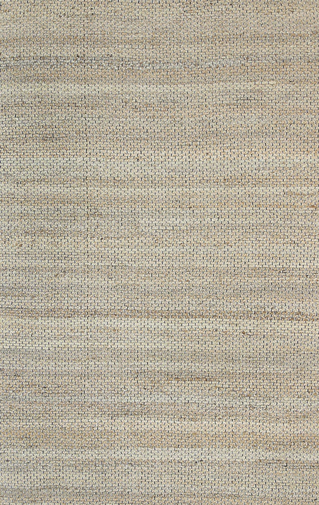 Taj Natural Basket Weave Black Jute Rug