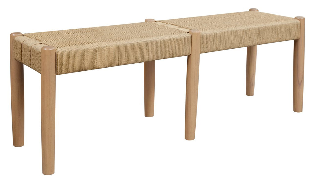 Kelly Loom Oak Bench Natural