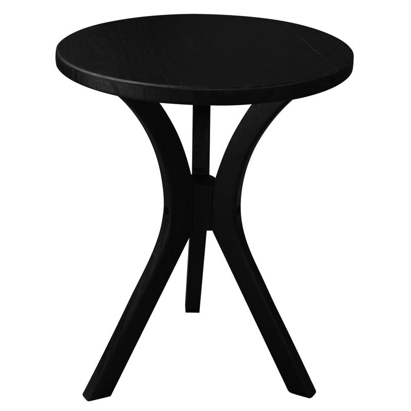 Gatsby Round Side Table - Small Black