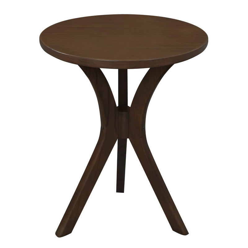 Gatsby Round Side Table - Small Walnut
