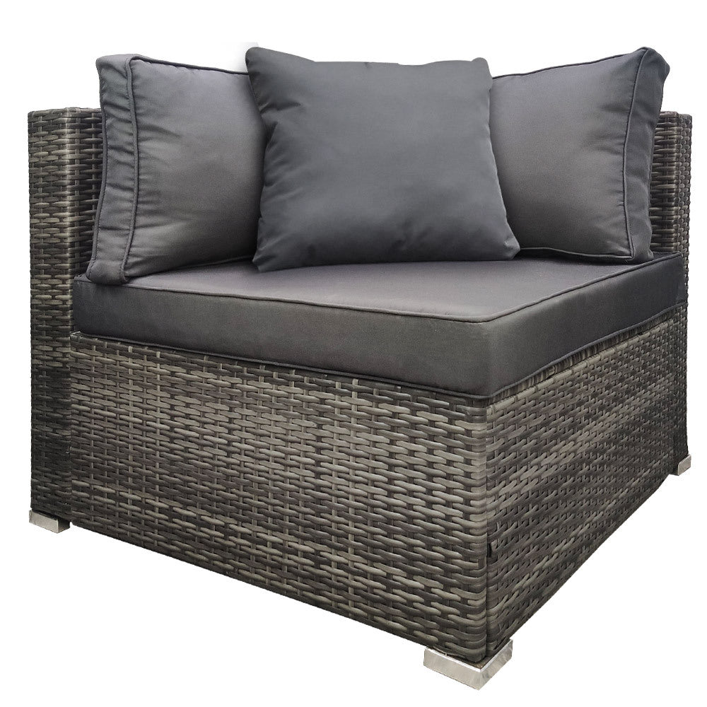 1 Seater Daydream Outdoor Grey Lounge Sofa Corner Chair