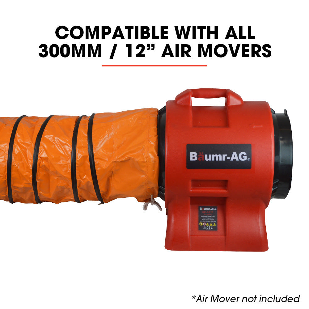 Baumr 300mm 10m Duct for 12" Air Movers