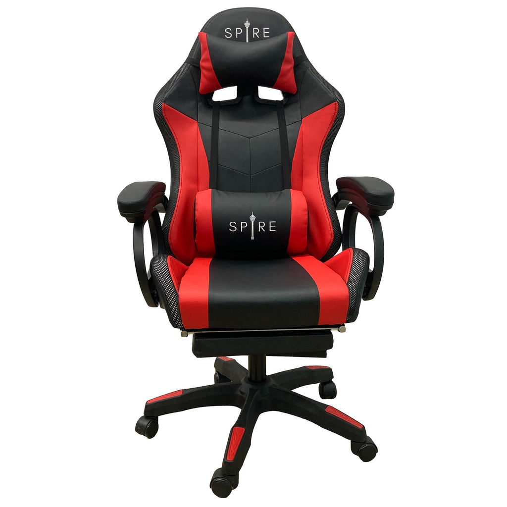 Intex Spire Onyx Led Red and Black Massage Gaming Chair