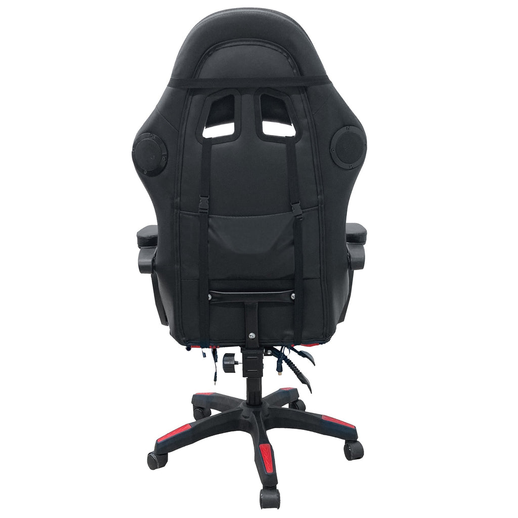 Intex Spire Onyx Led Red and Black Massage Gaming Chair