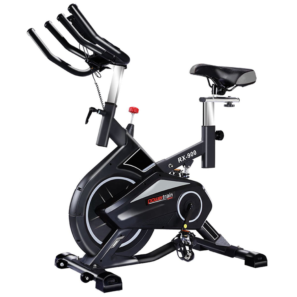 Powertrain RX-900 Exercise Spin Bike Cardio Cycling - Silver