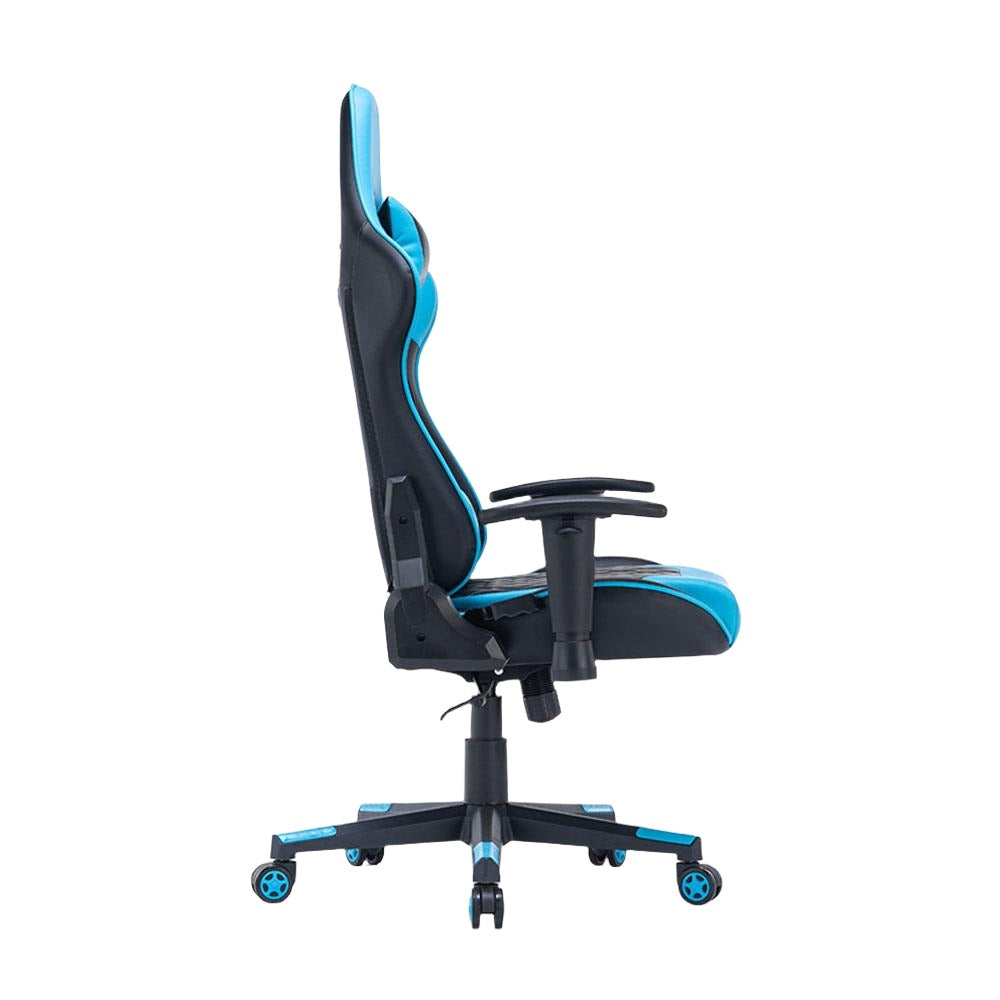 Black Gaming Chair Ergonomic Racing chair with Armrest Footrest