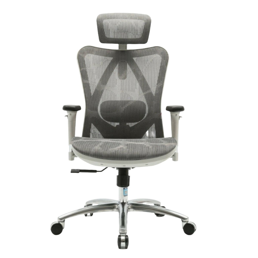 Sihoo M57 Ergonomic Office Chair, Computer Chair Breathable Lumbar Support Grey 