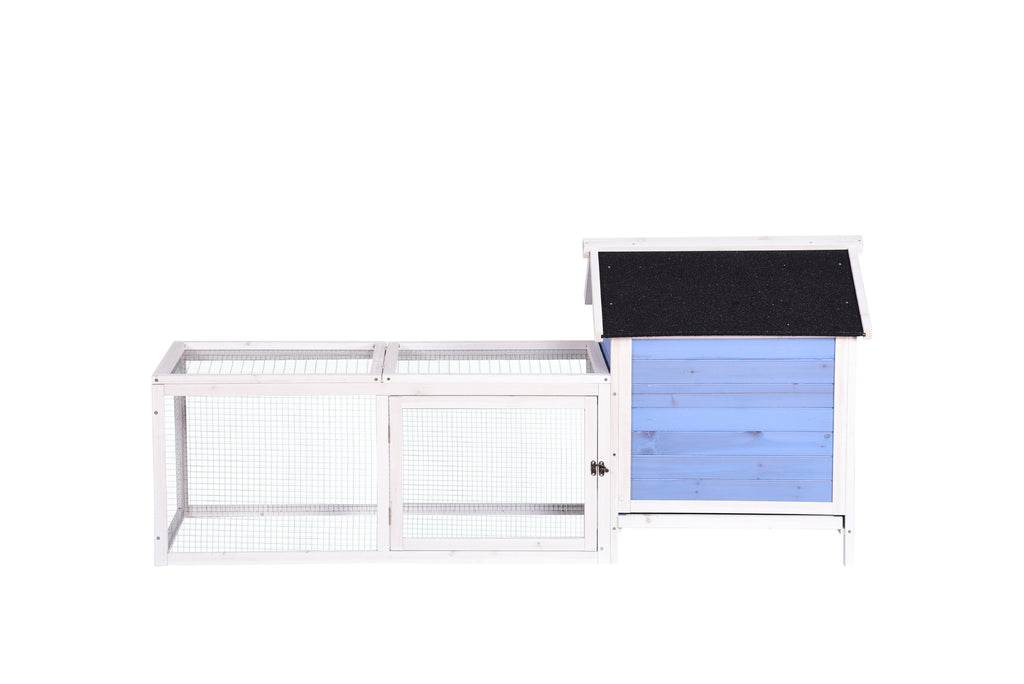 Rabbit Hutch Guinea Pig Cage Chicken Coop 180cm Double Storey 