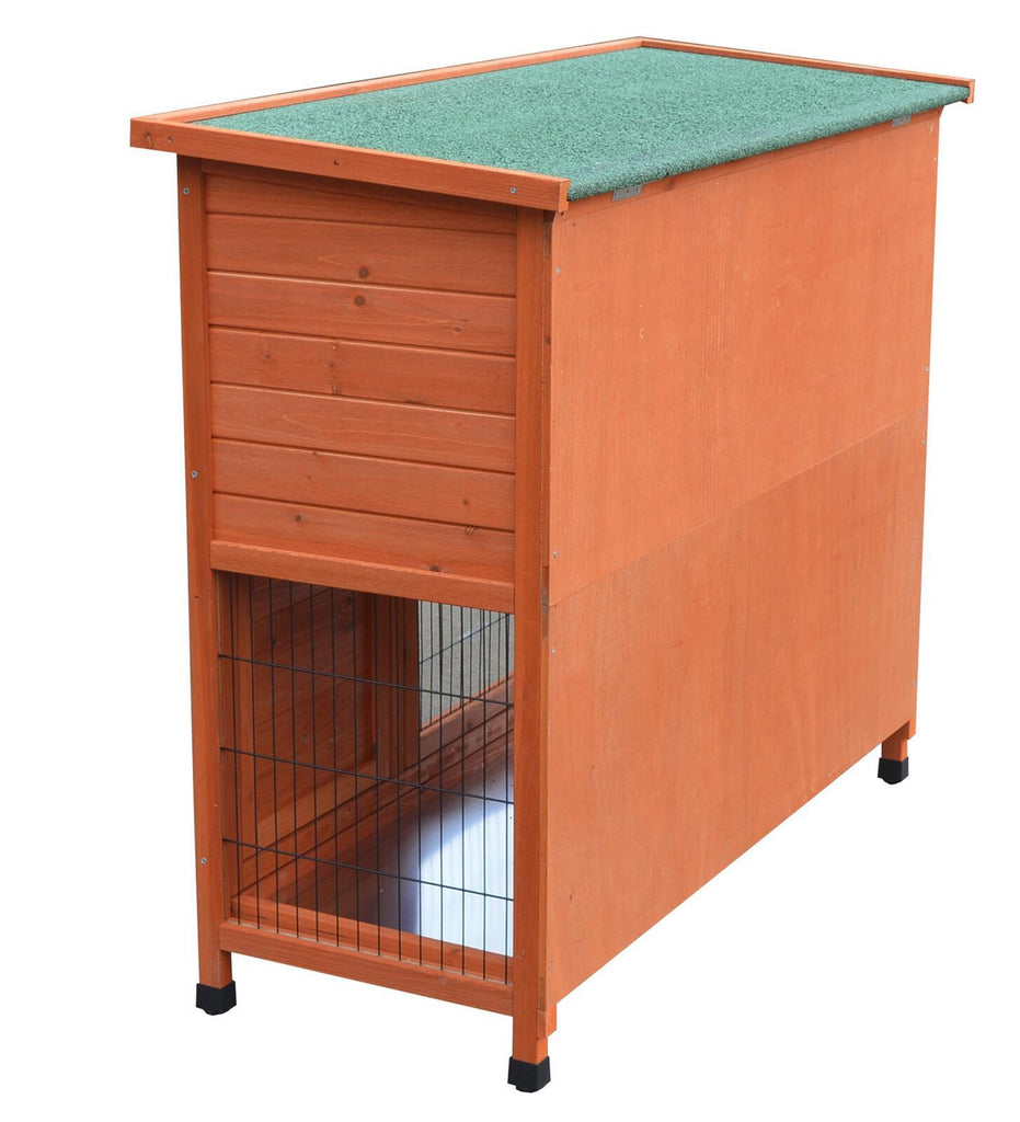 Double Storey 120cm Rabbit Hutch Guinea Pig Cage Chicken with Wheels & Pull Out Tray