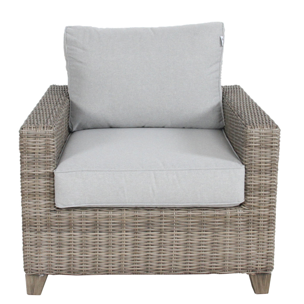 1 Seater Outdoor Wicker Sofa Chair Lounge