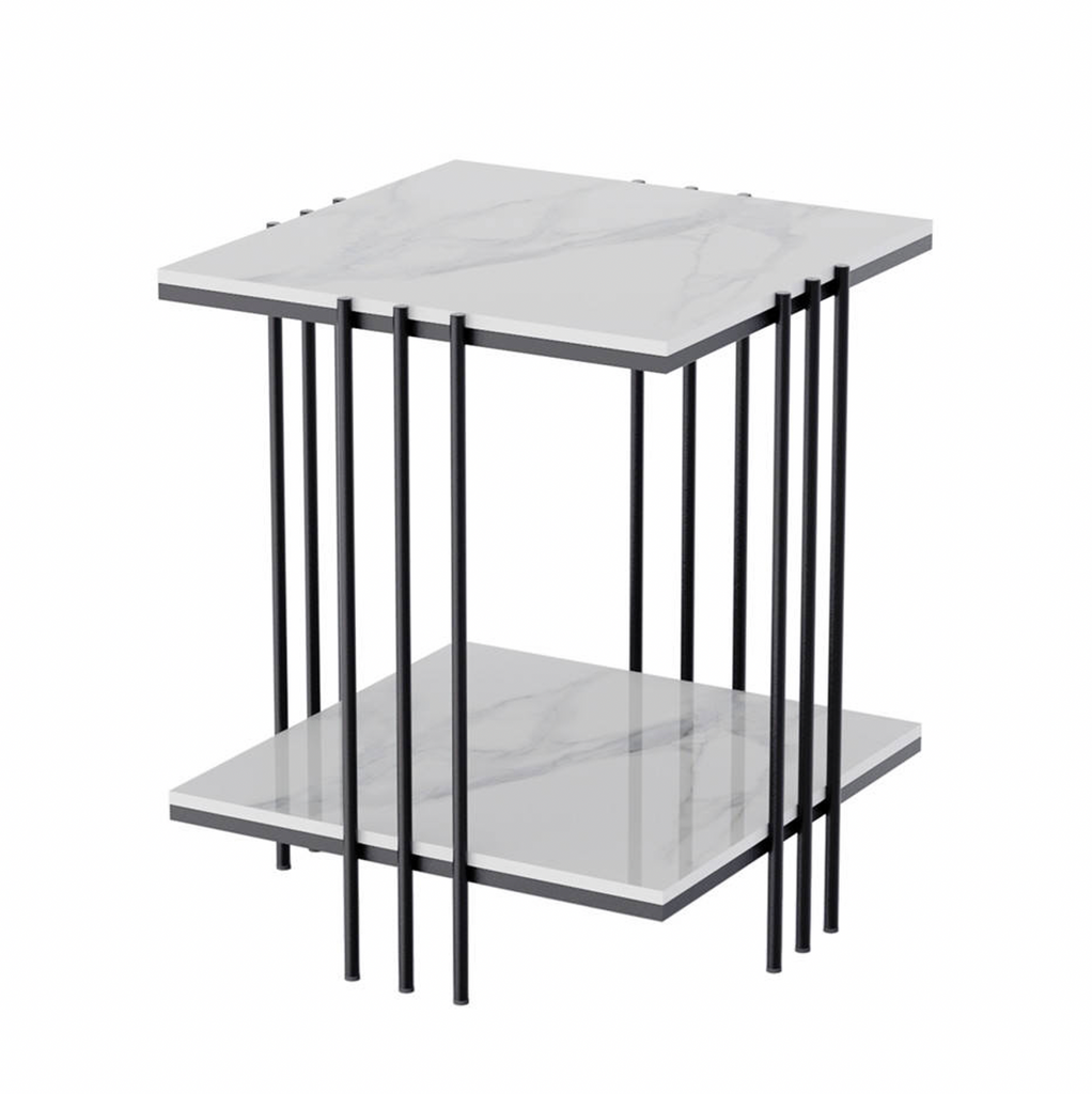 Interior Ave Milano Black Square Side Table