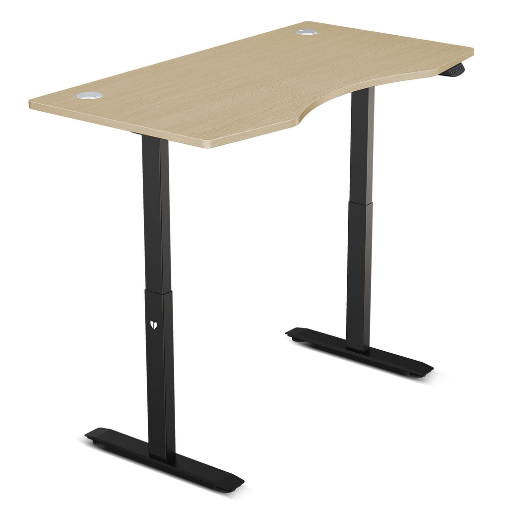 LSG Nimbus Walking Pad Treadmill + Oak ErgoDesk Automatic Standing Desk 1500mm 