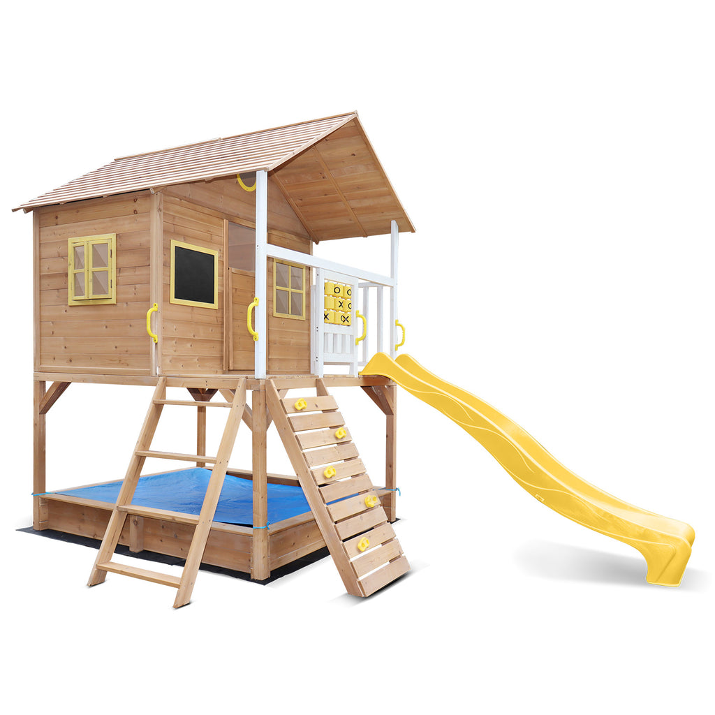 Lifespan Kids Warrigal Cubby House - Yellow Slide