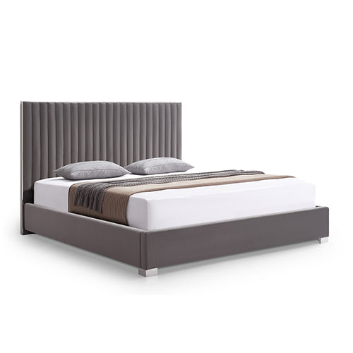 Hillsdale Polyester Fabric Padded Queen Bed