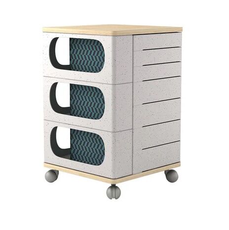 UFOU Fitin Helix Modular Storage Cabinet Unit 7 Revolving Doors