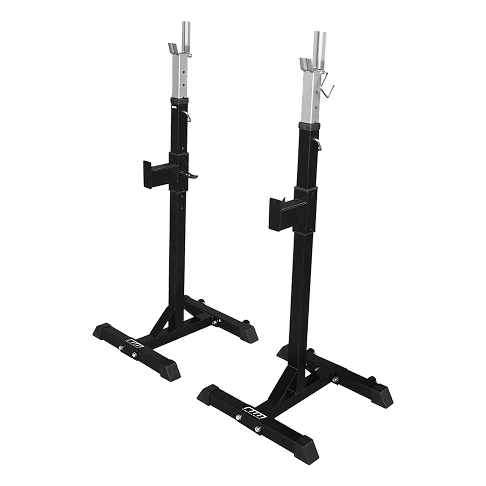 Squat Rack Stand Pair Bench Press Weight Lifting Barbell