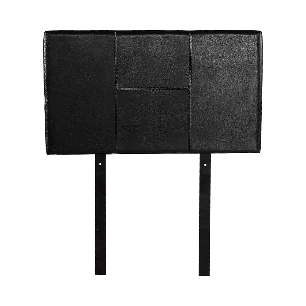 PU Leather Single Bed Headboard Bedhead Black