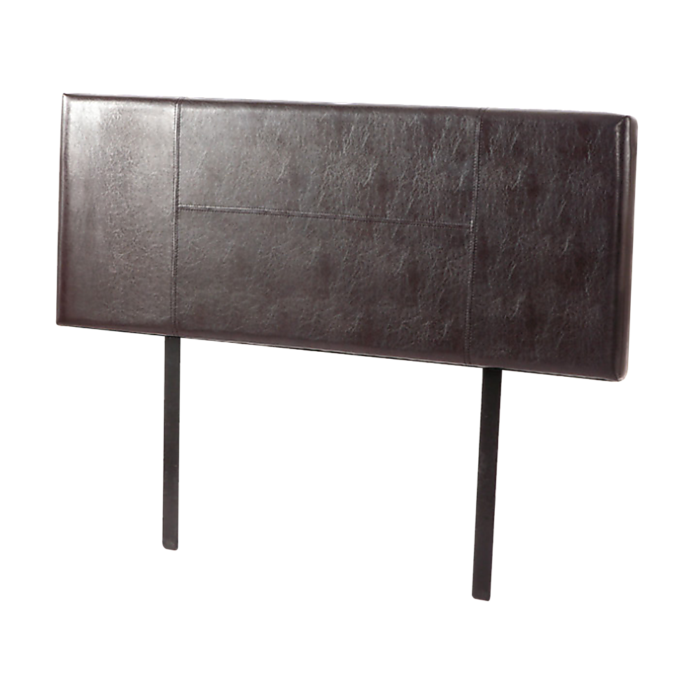 PU Leather Double Bed Headboard Bedhead Brown
