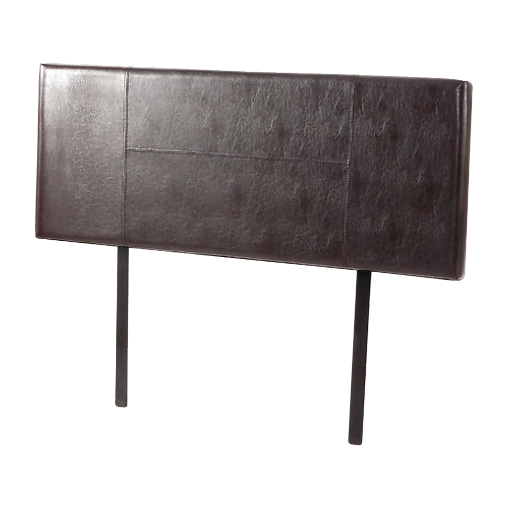 PU Leather Queen Bed Headboard Bedhead Brown