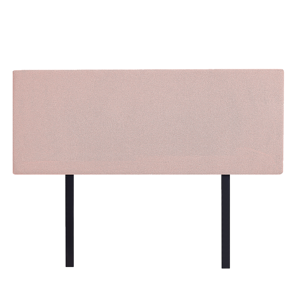 Linen Fabric Double Bed Deluxe Headboard Bedhead Pale Pink