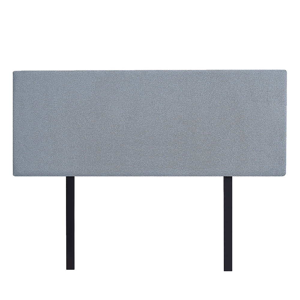 Linen Fabric Double Bed Deluxe Headboard Bedhead Berlin Blue